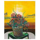 THOMAS W. PURCELL FLORAL STILL LIFE