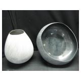 DECORATIVE BOWL AND VASE