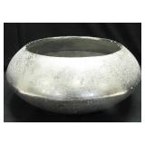 13.5' WIDE SILVER COATAED DECO BOWL
