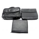 2 BUGATI & NOTEWORTHY LAPTOP BAGS, 1 FOLDER ORGANI