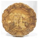 GERMAN 3D WOOD CARVED WALL DECORATIVE