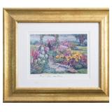 BRENDA CARTER SIGNED GARDEN GICLï¿½E PRINT