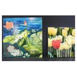 2 DECORATIVE TILES