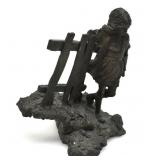'REVERIE' SOLID BRONZE SCULPTURE BY RON CHAPEL