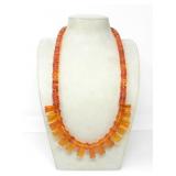 BALTIC AMBER STATEMENT NECKLACE 57g