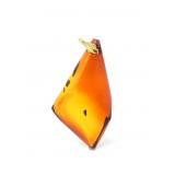 AMBER COLOURED PENDANT