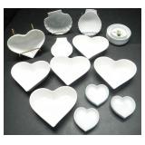 HEART AND OYSTER SHAPED TABLEWARE