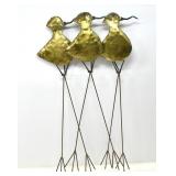 MCM CURTIS JERE BRUTALIST 'SANDPIPERS'