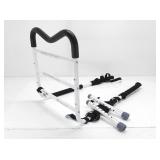 DRIVE MEDICAL 1222P BED RAIL WITH WALKER FEET