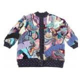 MIXED YARN PATCHWORK AB ORIGINALS CARDIGAN XL