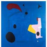 CONTEMPORARY BIOMORPHIC ABSTRACT ACRYLIC