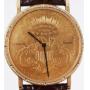 1898 Double Eagle Gold Coin Corum Quartz Watch