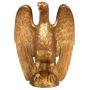 Gilt Carved European Style Eagle Statue