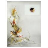 LASZLO DUS Abstract Lithograph