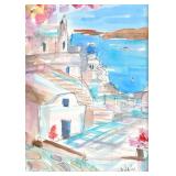 DUAIV Santorini Watercolor