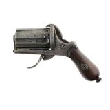 Belgian 6-Shot Pepperbox Revolver 7mm