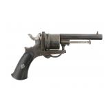 Antique European 6-shot Revolver 7mm