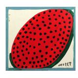 MOSE TOLLIVER, Watermelon, Folk Art Painting