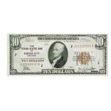 1929 $10 National Currency Note Kansas City