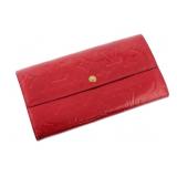 Louis Vuitton Sarah Vernis Wallet COA