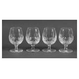 4 Waterford Lismore Brandy Snifters