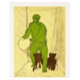 SANDRO CHIA Intaglio Green Man