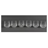 6 Waterford Lismore Roly Poly Crystal Glasses