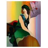 ITZCHAK TARKAY Sophisticated Serigraph