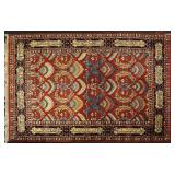 Persian Hand-Knotted Poem Rug