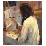 CHRISTOPHER STILL, O/B, Artist Painting