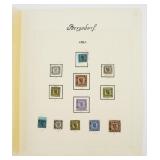 German States Postage Stamps: BERGEDORF