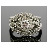 14K Diamond Bridal Set Wedding Rings