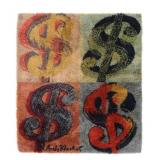 ANDY WARHOL "Dollar" Rug