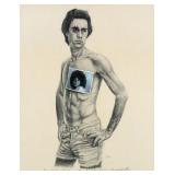 PAUL GERMAIN Pencil Study of Figure