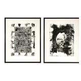 GUILLERMO KUITCA Lithograph Diptych