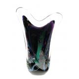 ROLLIN KARG Abstract Art Glass Sculpture