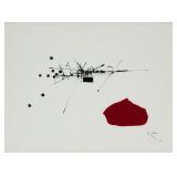 GEORGES MATHIEU Abstract Original Mixed Media