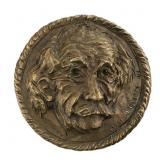 JOSE DE CREEFT, Bronze Medallion Einstein