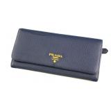 Prada Vitello Daino Continental Wallet COA