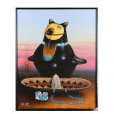 JACKIE BLACK, Navajo Painting on Canvas