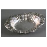 Whiting Sterling Silver Bowl Violets