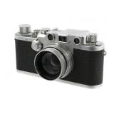 Leica IIIc Camera Summitar Lens & Case