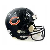 Chicago Bears Helmet Perry & Urlacher COA