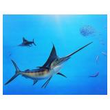 STEPHEN MULDOON, Original Marlin Painting