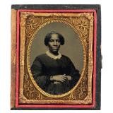 19C Ambrotype of African American Woman