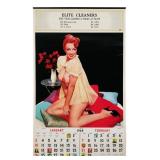 1960 Pinup Calendar "Bare Facts"