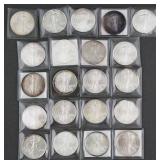 (21) Silver American Eagles