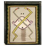 Teec Nos Pos / Sandpainting Navajo Rug