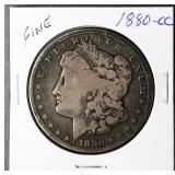 1880 CC MORGAN SILVER DOLLAR