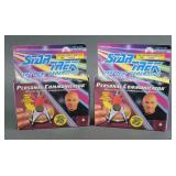 (2) 1992 STAR TREK TNG COMMUNICATOR PLAYMATES